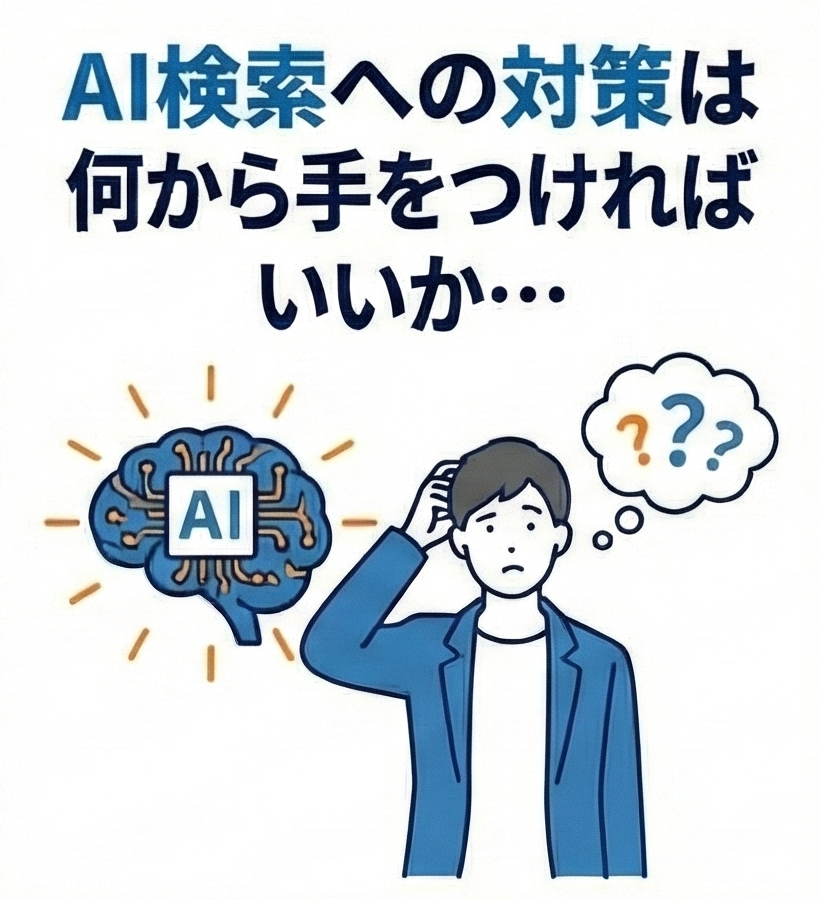 AI検索への対策は何から手をつければいいか